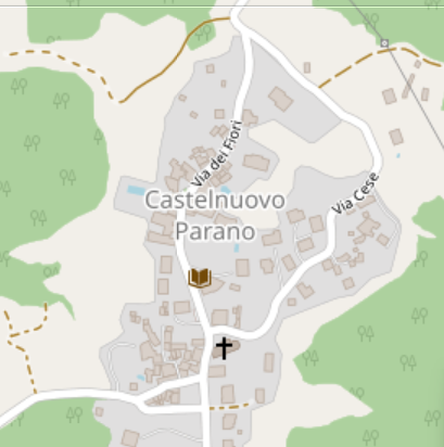 Openstreet Map: da Montebuono ad Arlena di Castro