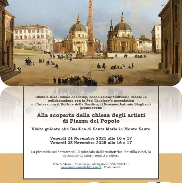 Alla scoperta della chiesa degli artisti di Piazza del Popolo. Visite guidate alla Basilica di Santa Maria in Monte Santo