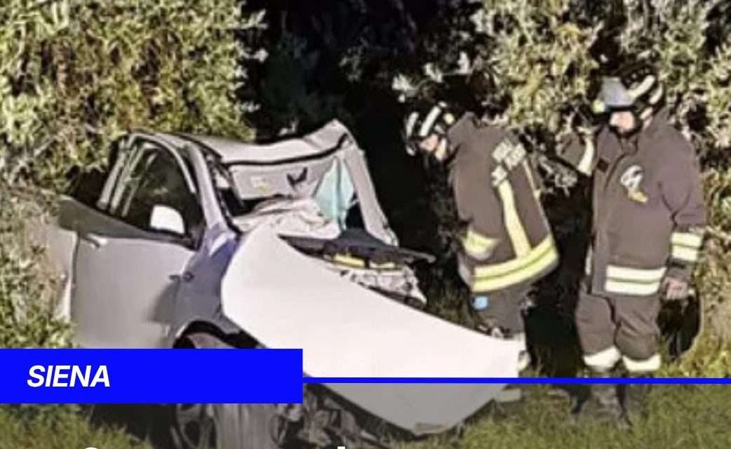 SCONTRO TRA DUE AUTO, VITTIMA 31ENNE DI MONTEPULCIANO