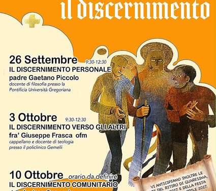 Civita Castellana, sabato 3 ottobre il secondo incontro di formazione per i Catechisti
